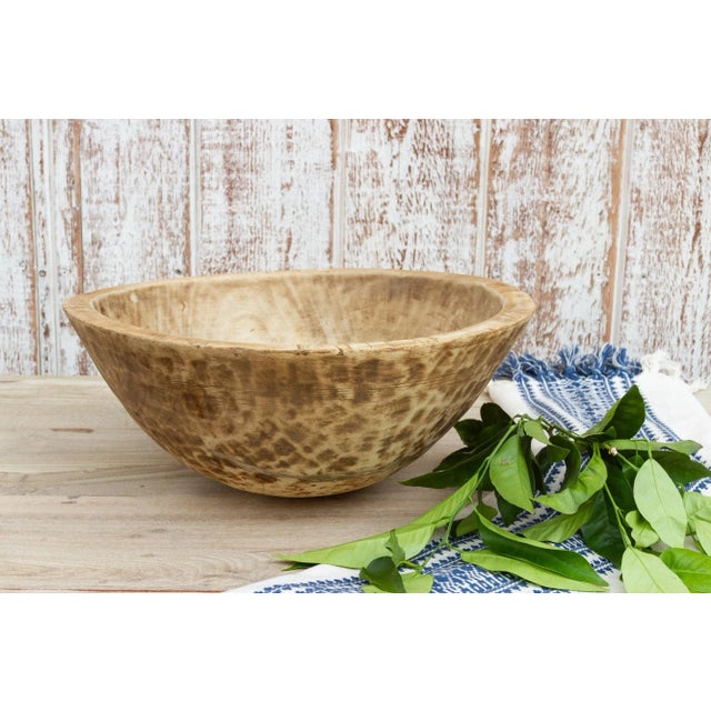 Antique Large Rustic African Tuareg Bowl For Sale - Image 4 of 9