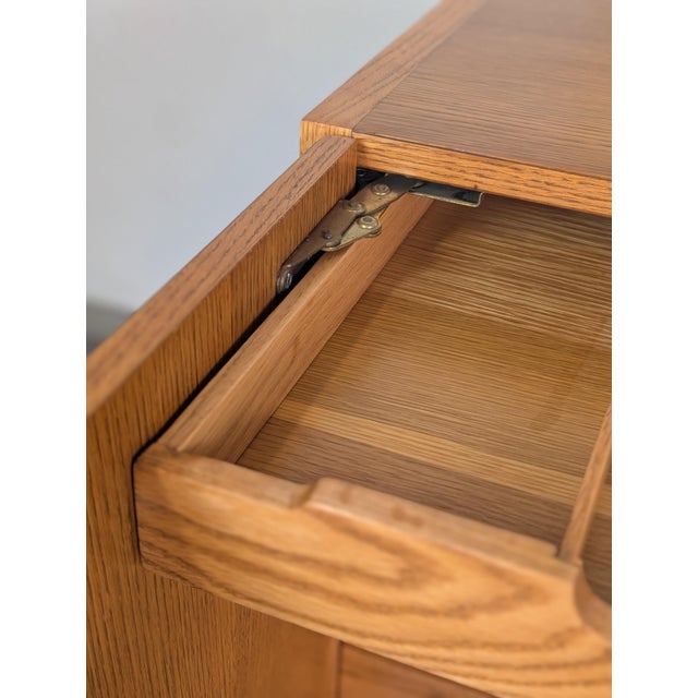 Mid-Century Modern Oak Buffet/Credenza by Edmond J. Spence "Coronation" Line, C1950s For Sale - Image 17 of 17
