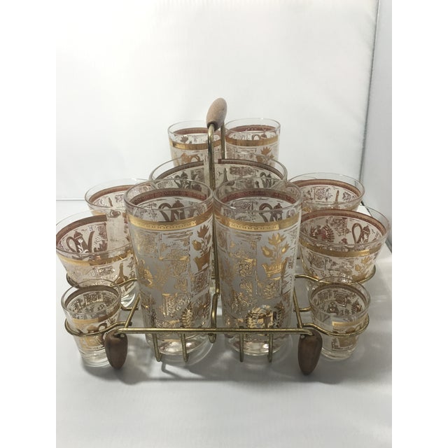 Vintage Hazel Atlas Colony Glass Complete Cocktail Set of 14 Chairish
