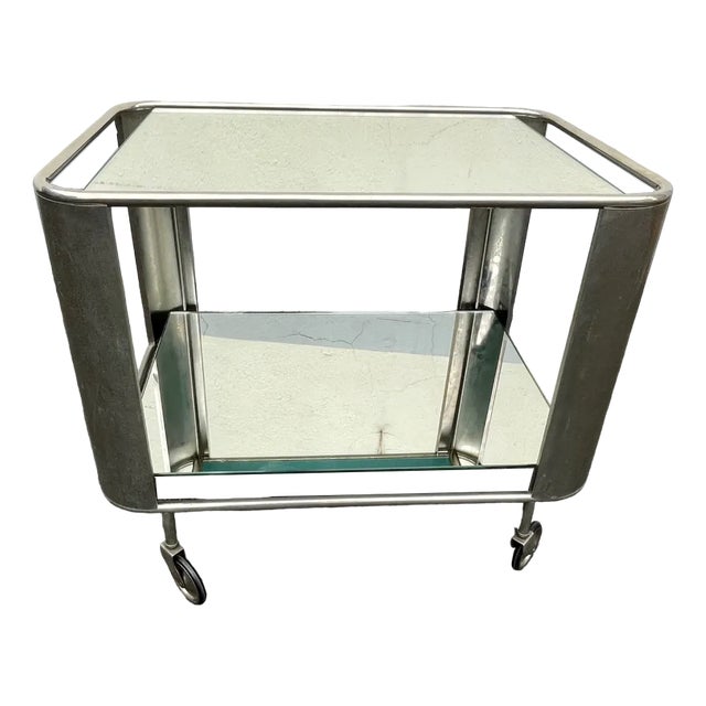 French Art Deco Bar Cart, 1930s For Sale