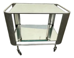 French Art Deco Bar Cart, 1930s