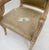 Carved Dolphins Shape Arms Rounded Back Lounge Chairs Leather Upholstery AS IS For Sale - Image 9 of 18