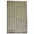 Turkish Tulu rug in grey and ivory with chevron design. 4'6'' x 6'10''