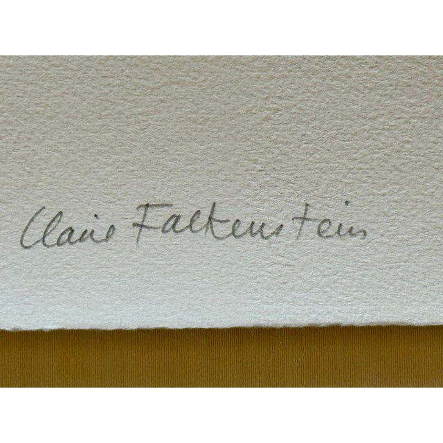 Abstract 1972’ Claire Falkenstein (American 1908-1997), “Struttura Grafica” Work on Paper For Sale - Image 3 of 17