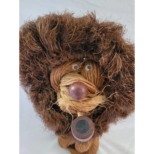 1960s 1960s Danish Modern Rope Lion Figure by Kay Bojeson/Jorgen Bloch For Sale - Image 5 of 7
