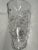 Glass Large Crystal Vase Swirls & Bows Barrel Shape For Sale - Image 7 of 11