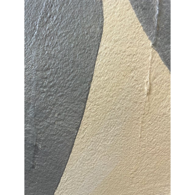 Contemporary abstract minimalist painting on canvas. Framed in a gold locally crafted frame Each work from R.K. Red is...