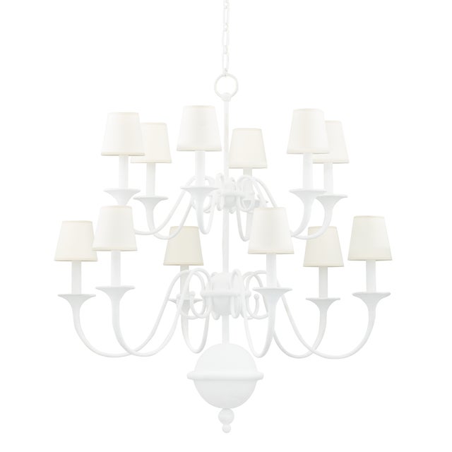 Designed by Mark D. Sikes for Hudson Valley Lighting The Classics, Transitional Essentials Collection Material: Steel 38 W...