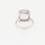Pink Large Paloma Picasso Tiffany Sterling Silver & Rose Quartz Sugar Stacks Ring For Sale - Image 8 of 12