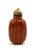1970s Vintage Red Jasper Snuff Bottle With Vertical White Lines For Sale - Image 5 of 12