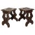 Set of French Solid Chestnut Stools from Britanny, 1890s For Sale - Image 11 of 11