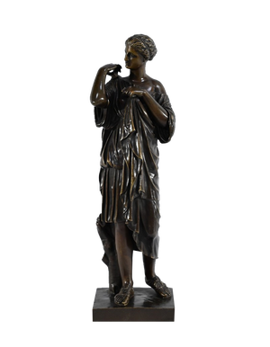 After Praxitèle, Diane de Gabies, 1800s, Bronze