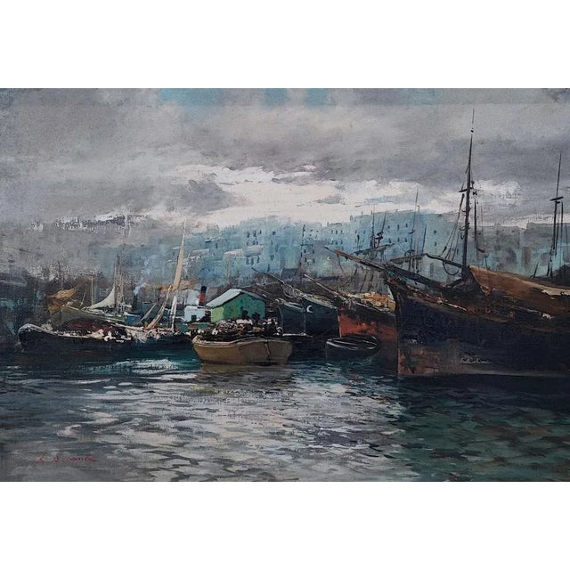 Artist painter of seascapes, port seascapes, landscapes, figures. He had completely specialized in paintings of the...
