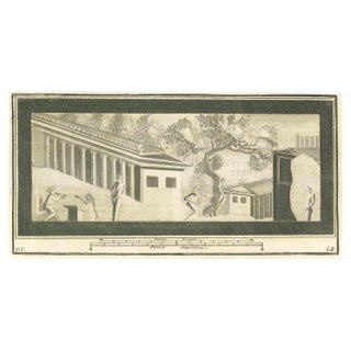 Various Artists, Roman Temple Fresco, Etching, 18th Century For Sale