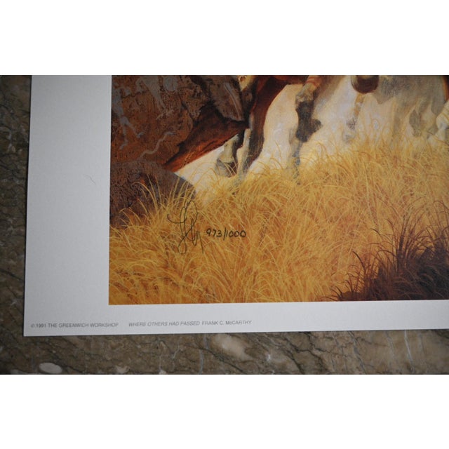 1990s Frank C. McCarthy “Where Others Had Passed” Signed Limited Edition Print – 973/1000 For Sale In Denver - Image 6 of 12