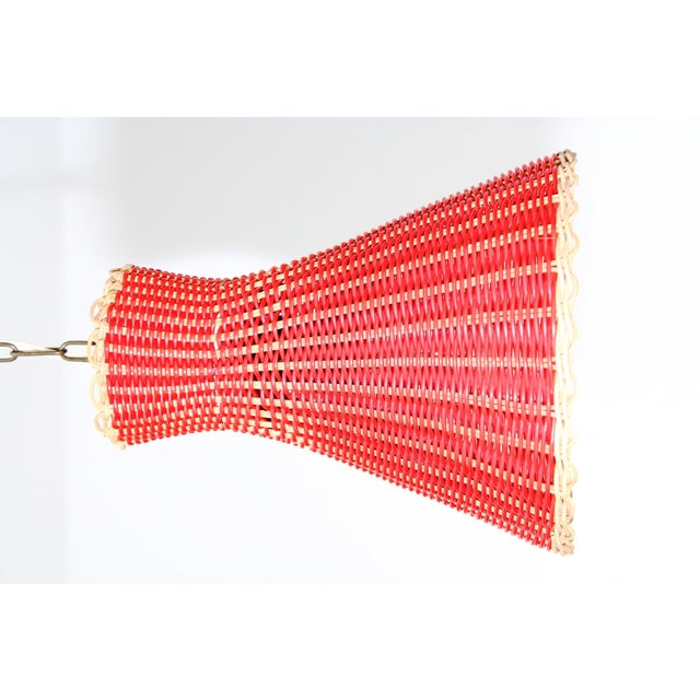 Kiwi pending lamp by by j. T. Kalmar for kalmar, 1950s, in very good conditions. designed 1950 to 1959 i have official...