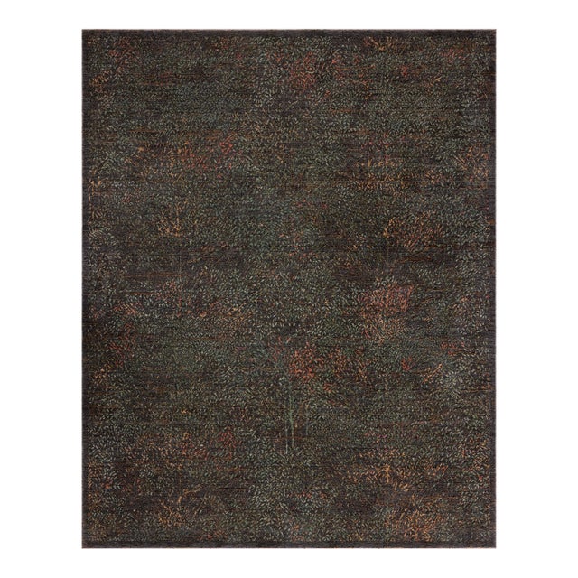 Loloi Winchester Ink / Forest 8'-6" x 8'-6" Round Area Rug For Sale