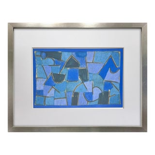 Paul Klee Blue Night Limited Edition Lithograph 1940s Coa Framed For Sale