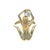 Modern 18k Yellow Gold Sculpted Female Figure Diamond Solitaire Ring, Size 6 For Sale - Image 3 of 11
