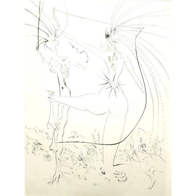 Salvador Dali - Venus in Furs - Original Stamp-Signed Etching 1968 For Sale