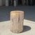 Small Side Table in Beige-Grey and Petrified Wood, 1980s For Sale - Image 14 of 18