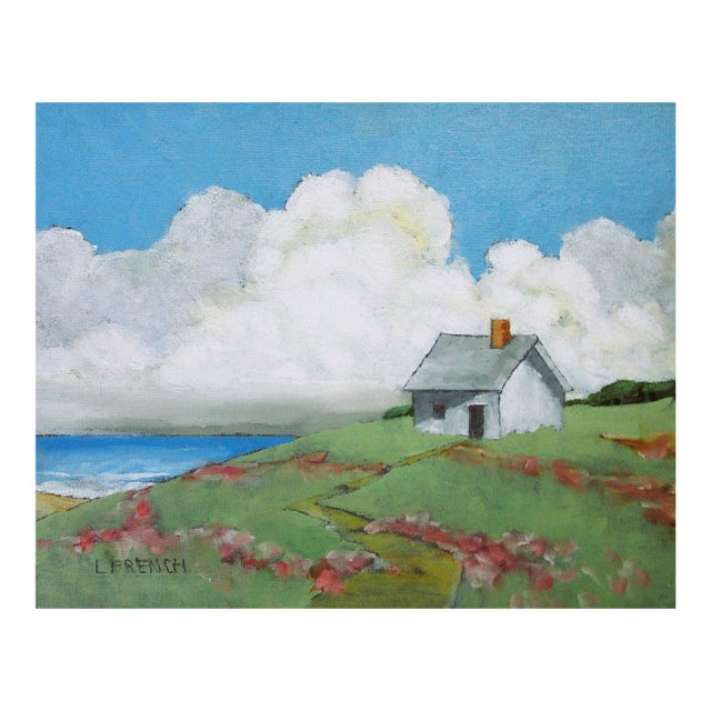 North Shore Cottage Lynne French Pacific Landscape 11x14 For Sale