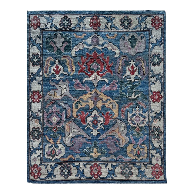 8' X 9'8" Sultanabad Mahal Design Rug For Sale