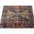 Antique Distressed Persian Tabriz-Style Navy & Red Floral Rug For Sale - Image 4 of 7
