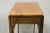 Antique American Colonial Cherry Wood Slender Leg Pembroke Lamp Side End Table For Sale - Image 4 of 13