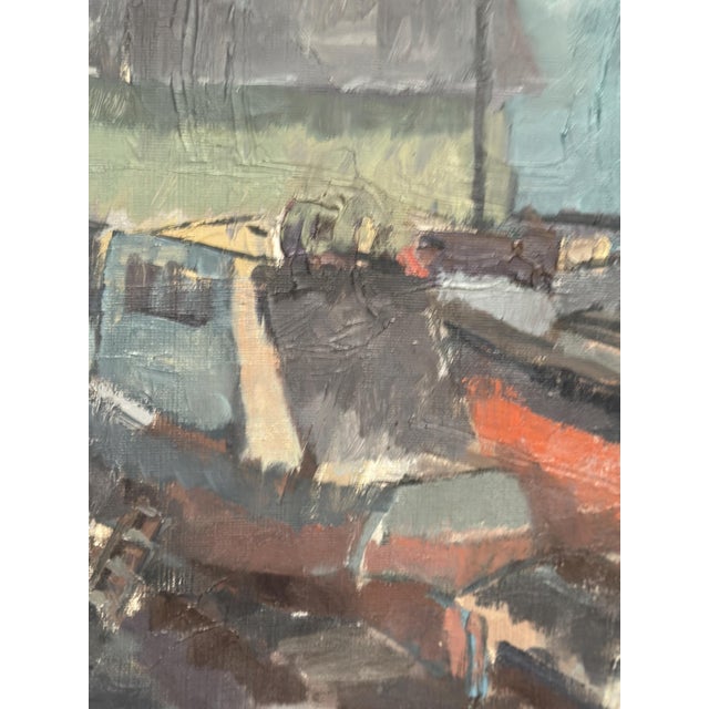 Ingemar Stragnell, Boats, 1960s, Oil on Canvas, Framed For Sale - Image 4 of 18