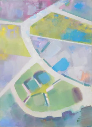 Tidal Planes Abstract Expressionism Painting by Erle Loran