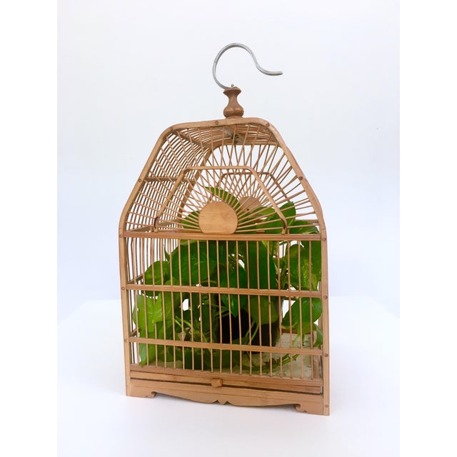 Vintage Bamboo Birdcage Chairish