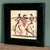 Gio Ponti Framed Ceramic Tiles by Gio Ponti for Richard Ginori, 1930s, Set of 2 For Sale - Image 4 of 10