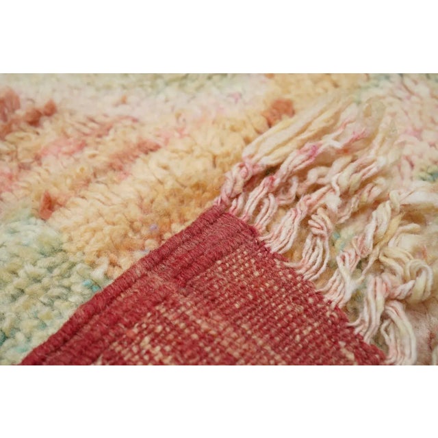 Brown Vintage Morrocan Rug 4'10'' x 8'1'' For Sale - Image 8 of 9