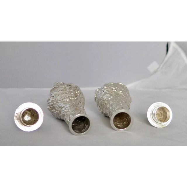 Early 20th Century "Stieff" Decorative Salt & Pepper Shaker - A Pair For Sale - Image 11 of 12