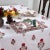 Amaya 6-Seat Red Tablecloth For Sale - Image 4 of 5