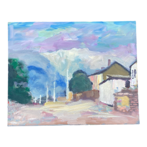Vintage Landscape Oil Painting