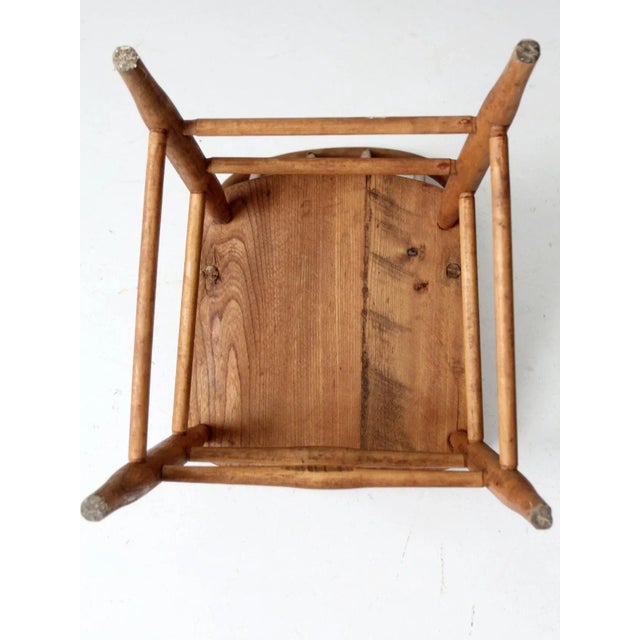 Antique Farmhouse Windsor Chair For Sale - Image 11 of 12