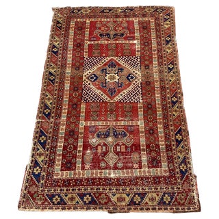 Antique Turkish Sparta Rug, 1920s For Sale