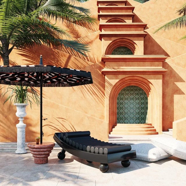 Animal Skin Mykonos Daybed by HOMMÉS Studio For Sale - Image 7 of 10