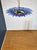 Mid-Century Modern Murano Pendant Light with Palmette and Blue Glasses, 1990 For Sale - Image 3 of 18