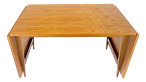 Cado Paul Cadovious Danish Mid Century Modern Teak Drop Leaves Dining Table MINT