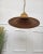 Gilt Brass & Rattan Pendant Hanging Light, 1960s For Sale - Image 6 of 7