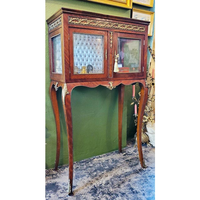 19th Century French Boudoir Vitrine For Sale In Dallas - Image 6 of 13