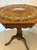 Brown Antique Swiss Black Forest Hand Painted Walnut and Beech Folk Art Occasional Lamp Side Table, 1900 For Sale - Image 8 of 15