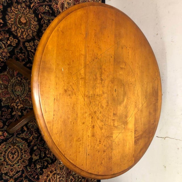 Victorian Antique Victorian Style Round Side Table. For Sale - Image 3 of 10