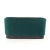 Mid 20th Century Ward Bennett Style Mid Century Green Velvet Sofa Settee For Sale - Image 5 of 10