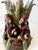 Vintage Singerie Motif Primates Dressed in Red Vests & Hat Unique and Exquisite Vase/Vessel For Sale - Image 15 of 16