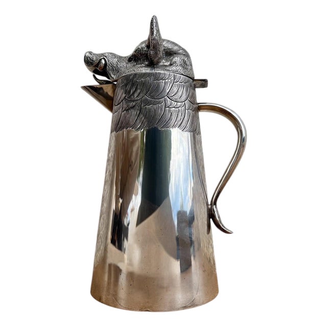 Large Mid 20th Century Boar's Head Jug By F. Valenti, Circa 1960 For Sale