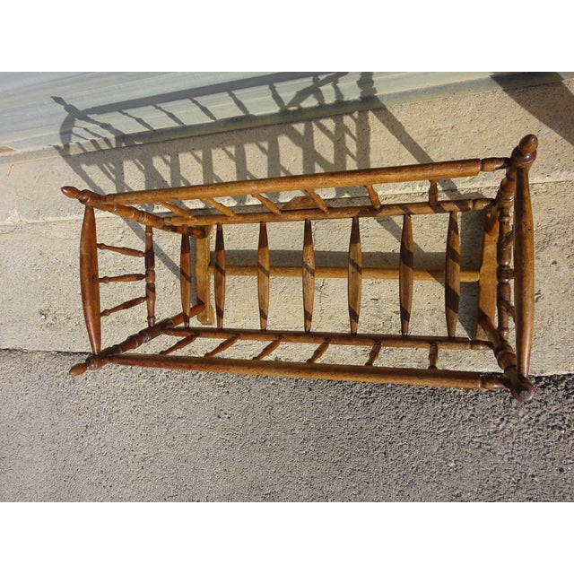 Antique Cradle in Walnut For Sale - Image 13 of 15